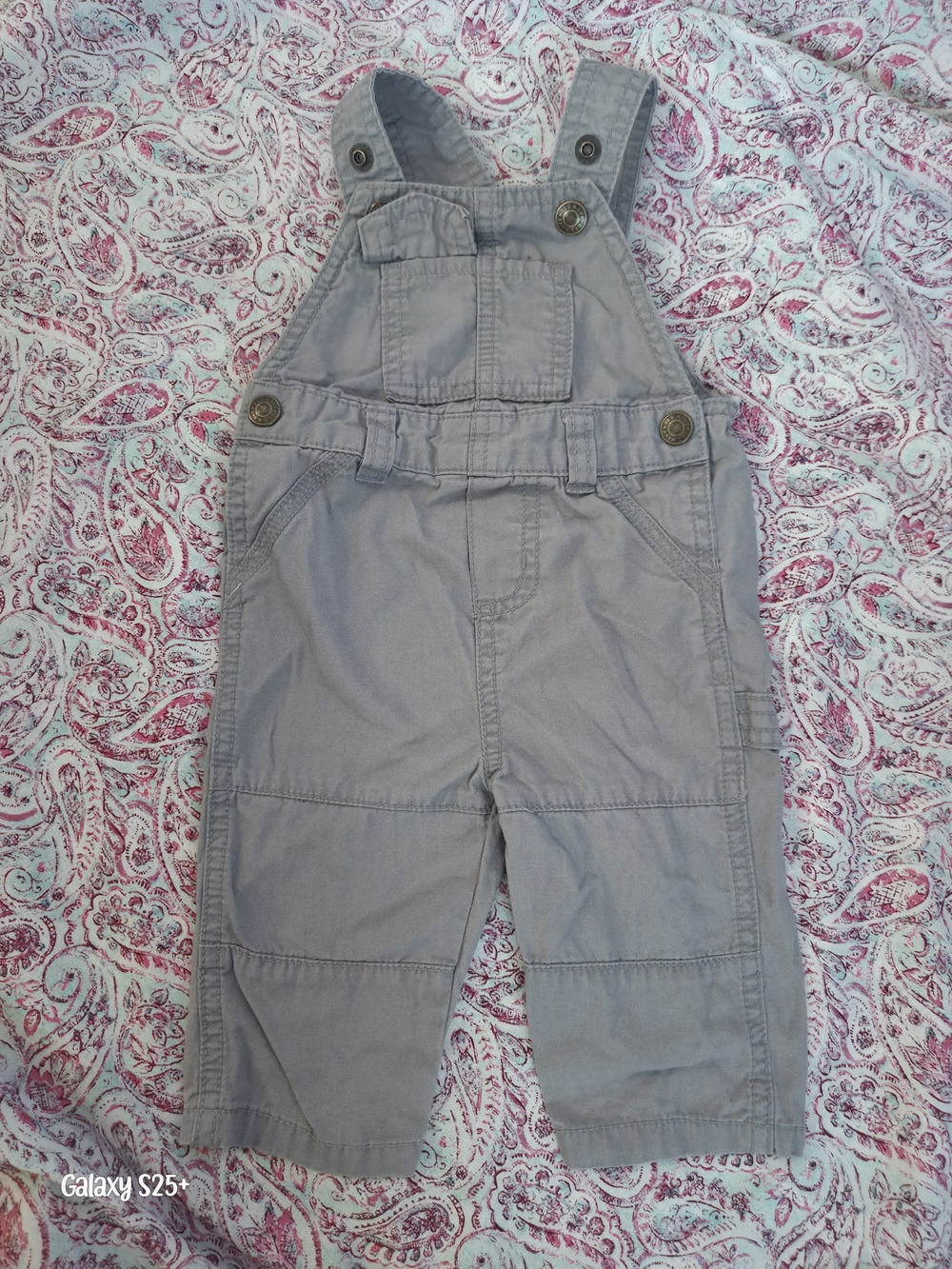 Old Navy Light Gray Kids Overalls with Pocket